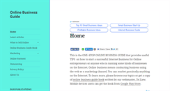Desktop Screenshot of onlinebizguide4you.com